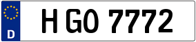 Truck License Plate